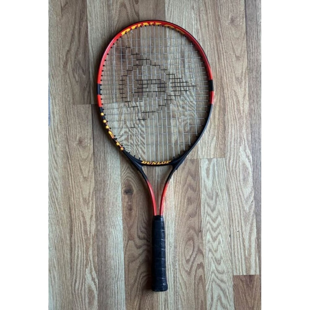 Dunlop Lite Ti Titanium Alloy Red Black Tennis Racket with Cover